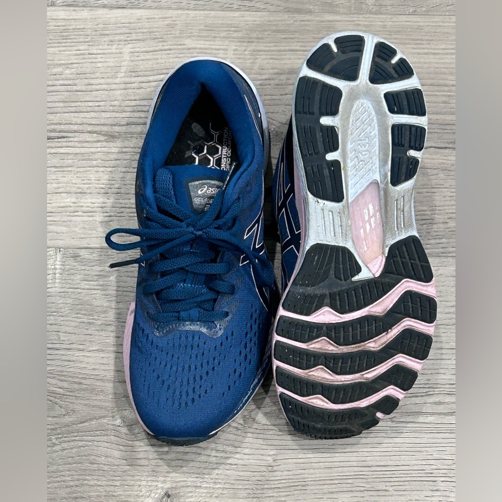 ❥𝙖𝙨𝙞𝙘𝙨: Women's Gel-Kayano 28 - Mako Blue Barely Rose - Picture 12 of 16